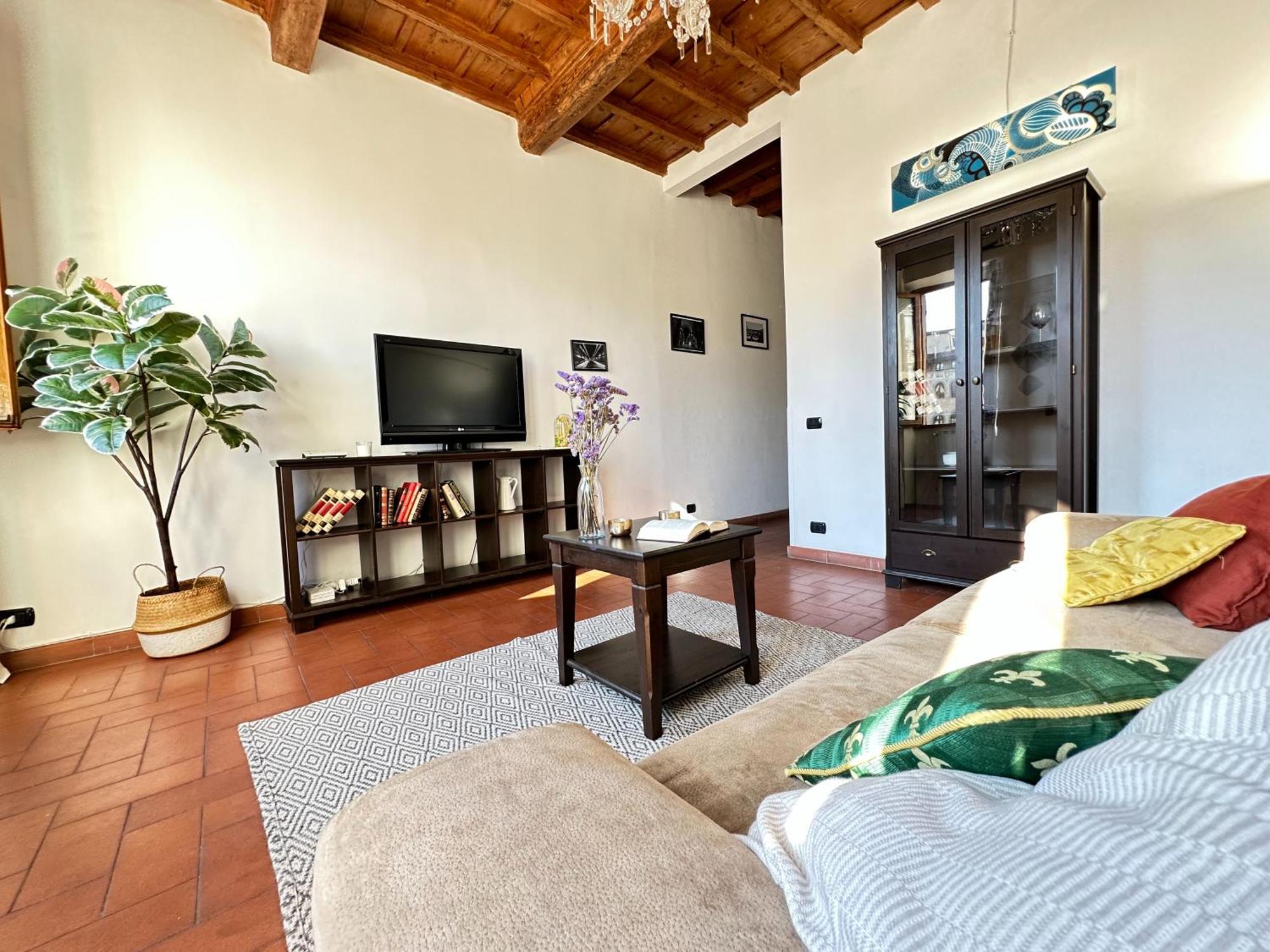 Apartamento Luxurious View On Santa Croce Florencia Exterior foto