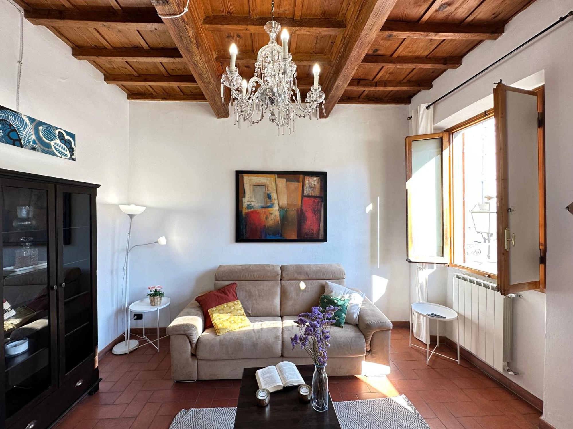 Apartamento Luxurious View On Santa Croce Florencia Exterior foto