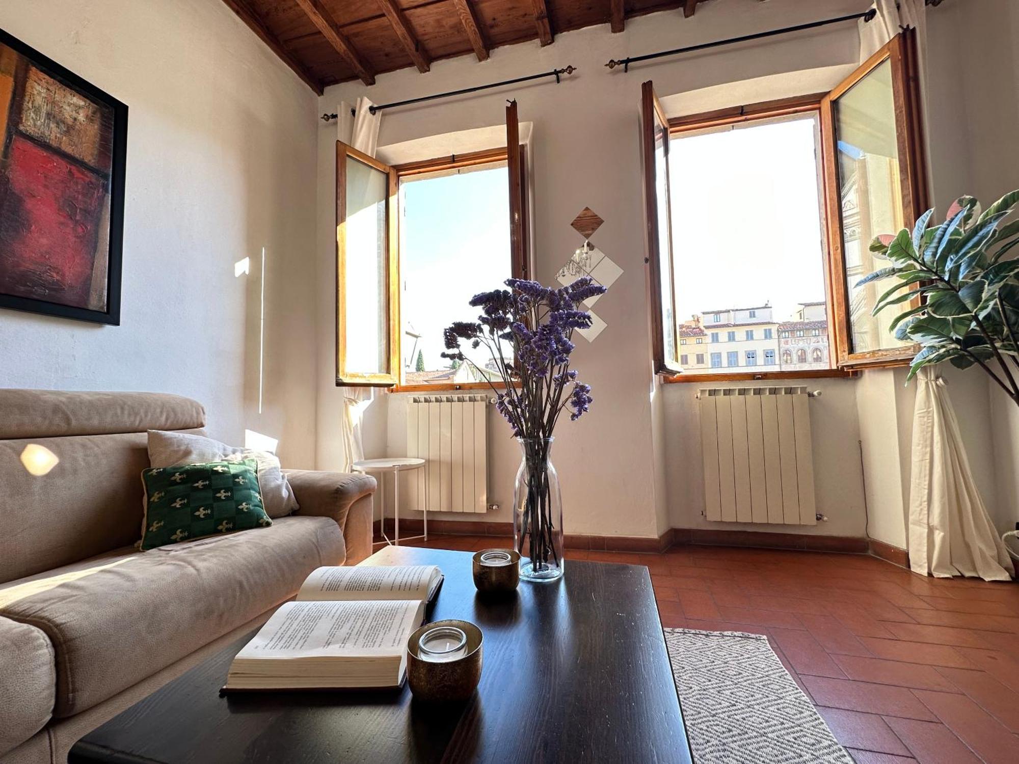 Apartamento Luxurious View On Santa Croce Florencia Exterior foto
