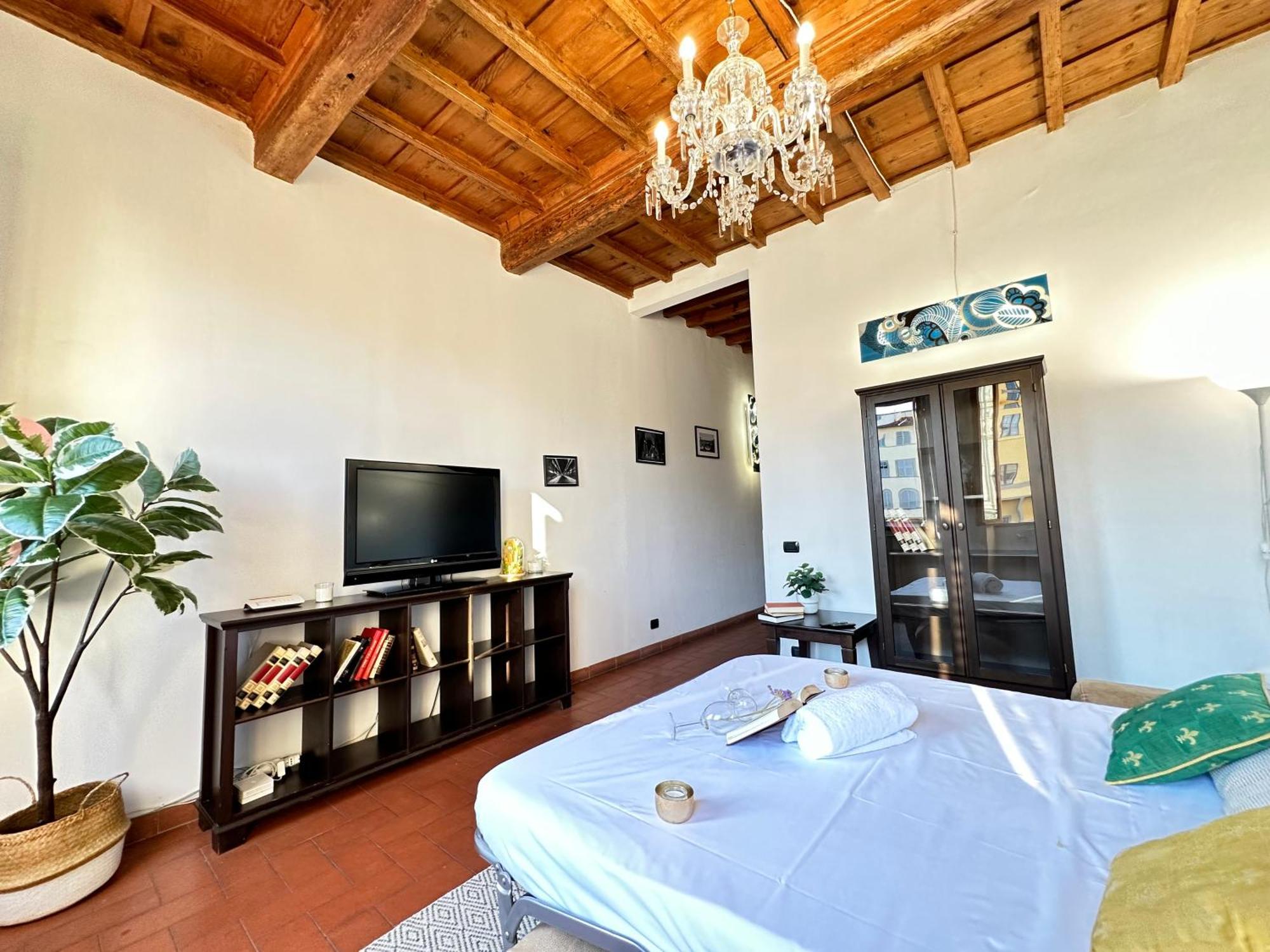 Apartamento Luxurious View On Santa Croce Florencia Exterior foto